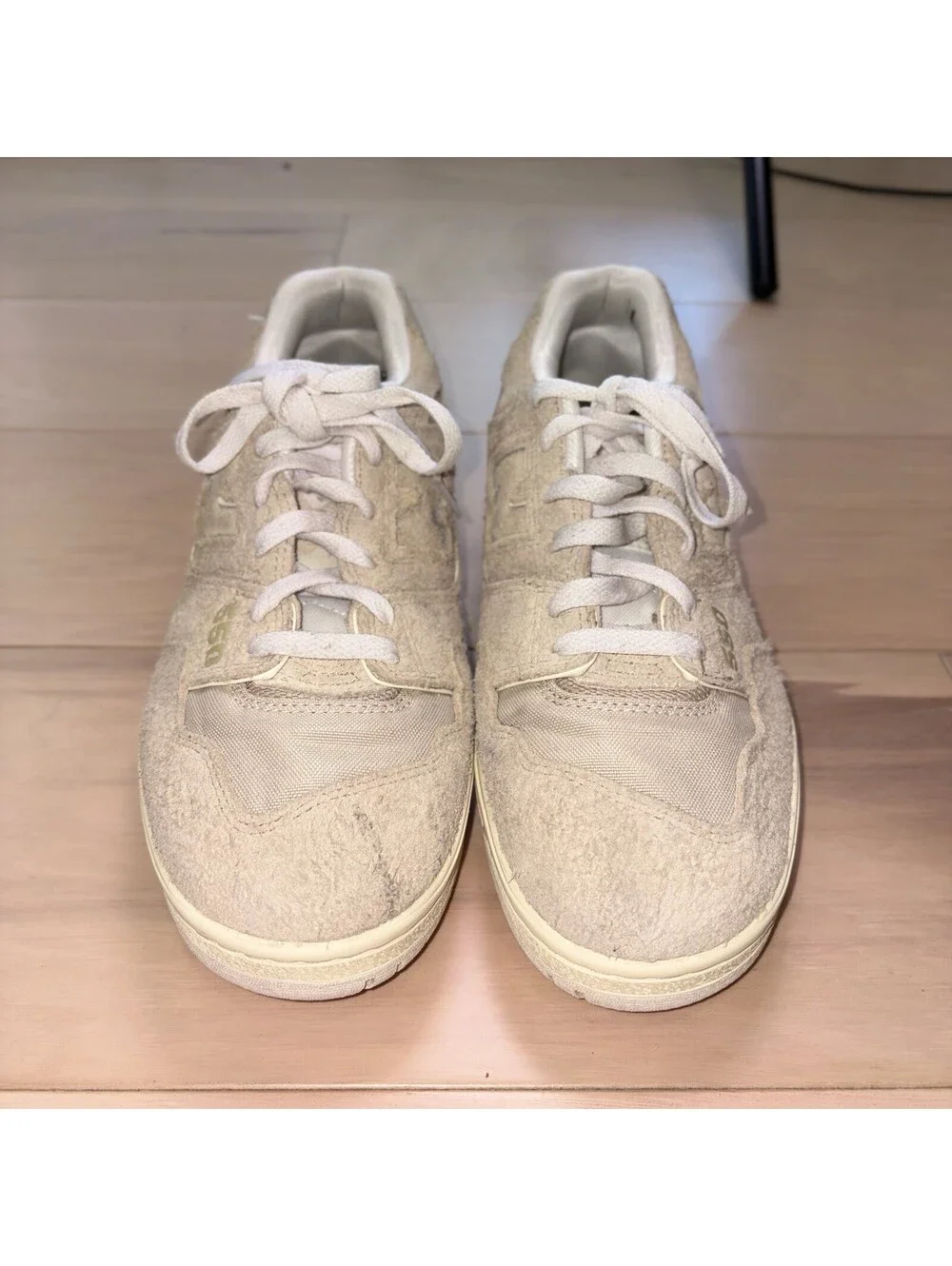 Aime Leon Dore x New Balance 550 Mens 10 Taupe Suede Cream Sneakers ALD